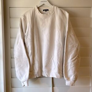 MADHAPPY GUC Snapchat Ghost Crewneck Crew Neck Sweatshirt Cream L